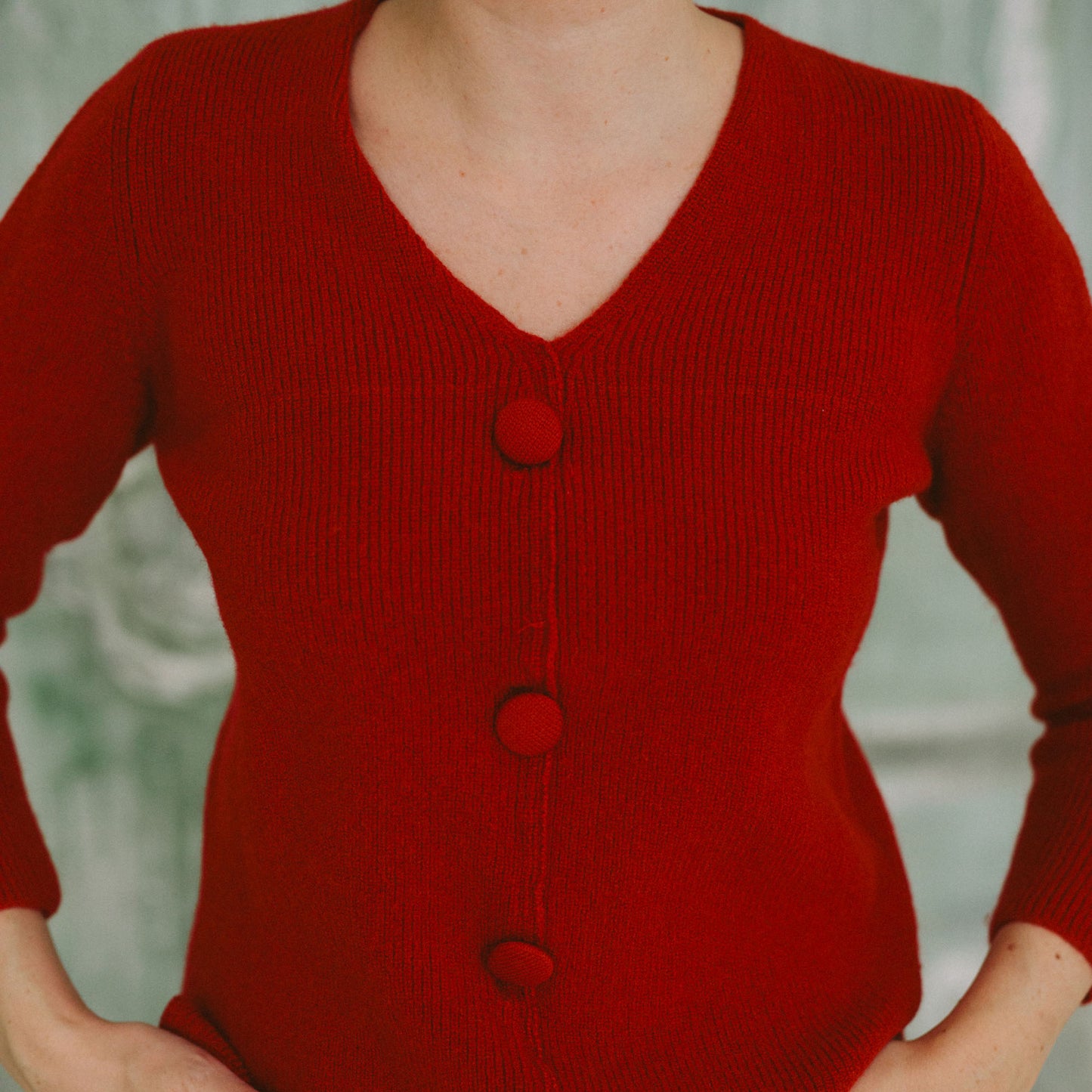 Maglione rosso di Luisa Spagnoli