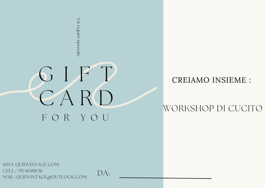 Buono workshop di cucito